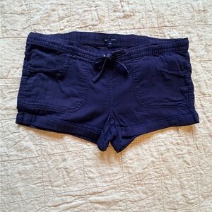 GAP Women's Navy Drawstring Shorts